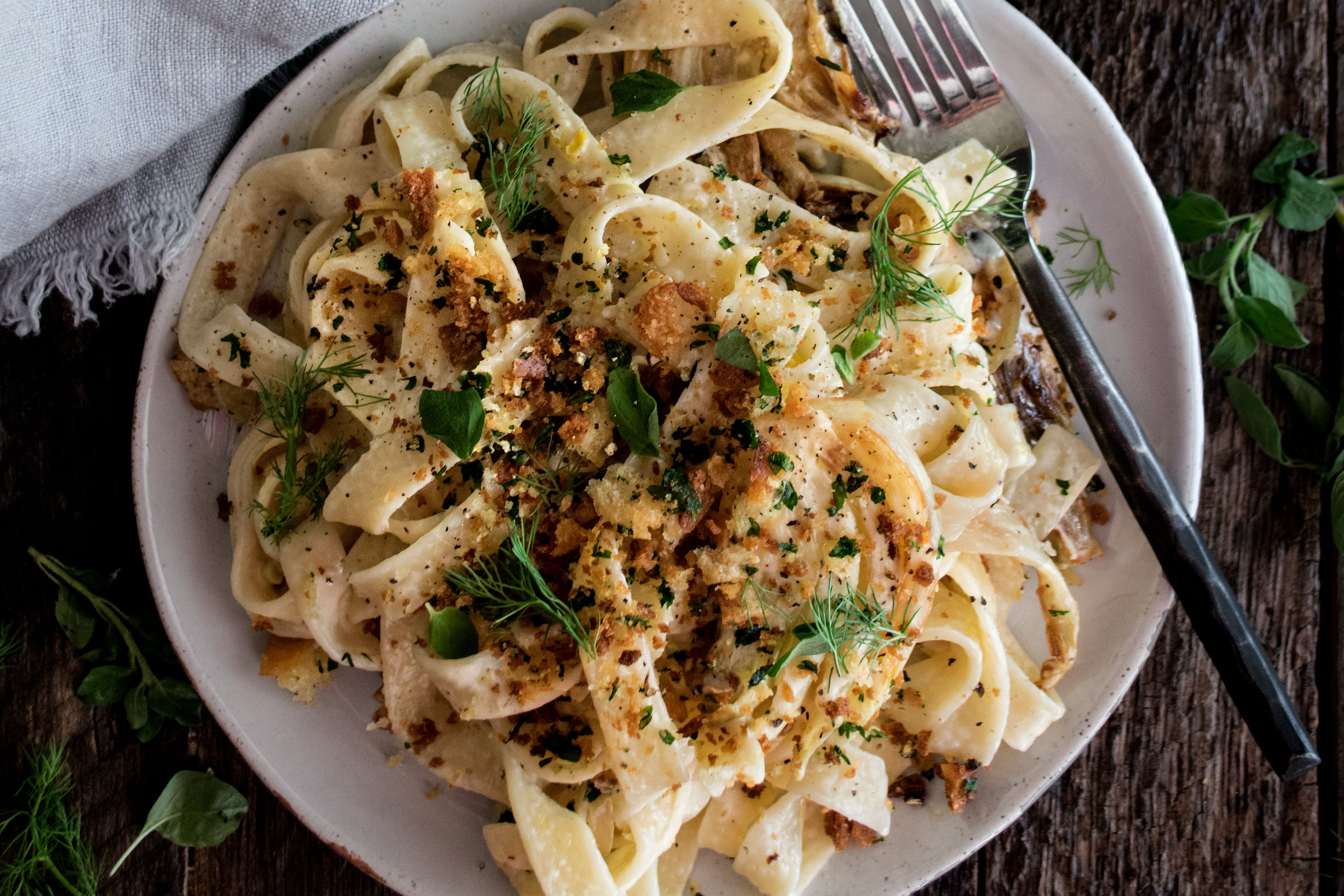 Tagliatelle with Roasted Fennel & Brockmans Gin Sauce | Brockmans Premium  Gin